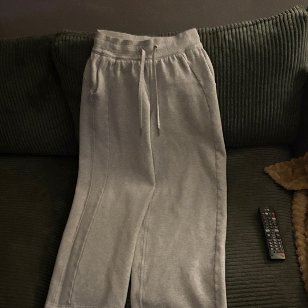 lululemon athletica Gray Wide Leg Pants